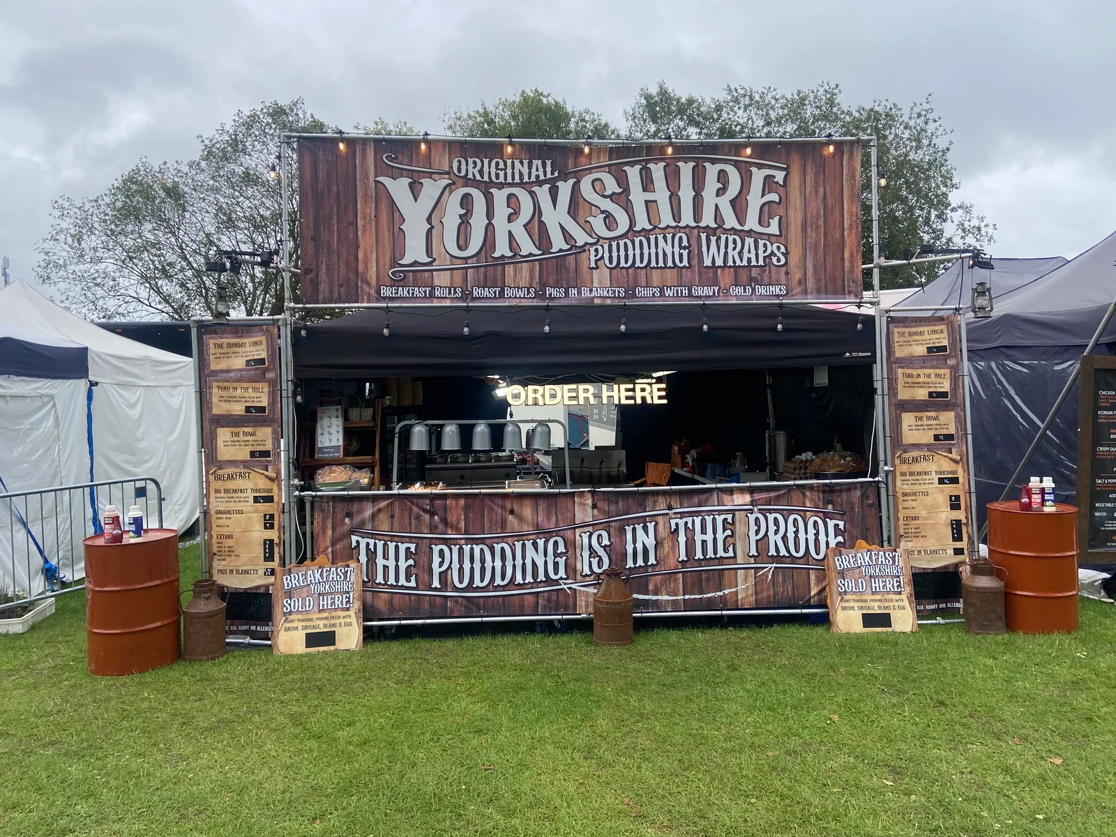 Yorkshire Pudding Wraps at an event